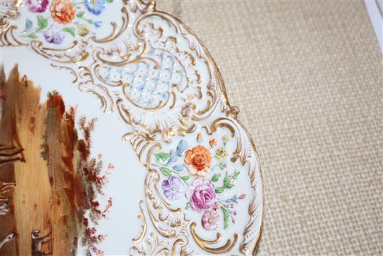 A Meissen circular dish, diameter 29cm